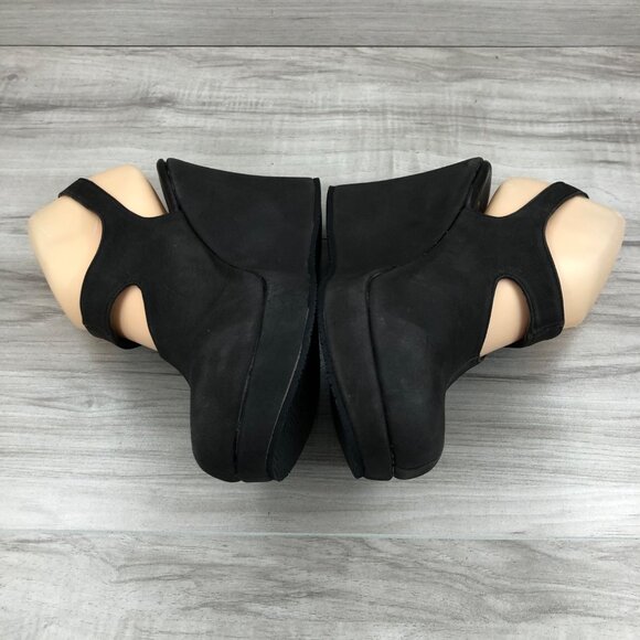 Cordani Calsature Wedge Women's EU 37 Chocolate Brown Nubuck Leather Heels - Picture 7 of 11